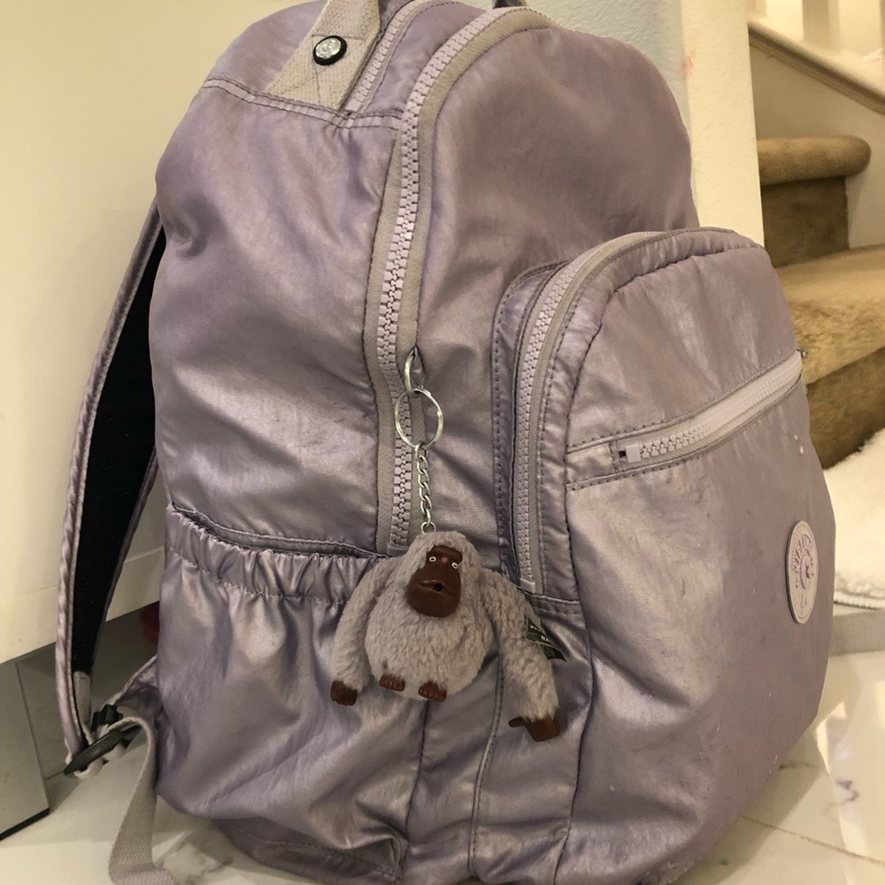 Purple Kipling Backpack 🎒